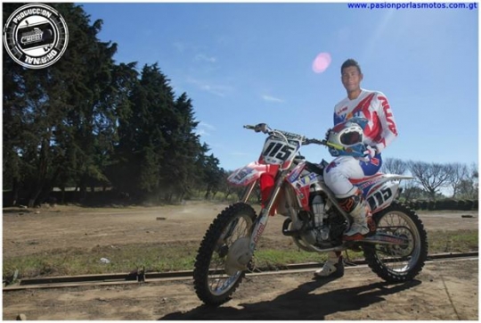 Juan Martínez, Campeón Nacional de Motocross