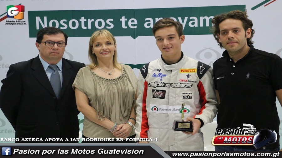 IAN RODRIGUEZ Y BANCO AZTECA UNIDOS EN LA FORMULA 4 EN ITALIA