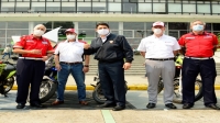 HONDA MOTOS REALIZA DONACIONES PARA BOMBEROS MUNICIPALES Y MINISTERIO DE SALUD