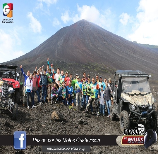 VISITARON EL VOLCAN DE PACAYA