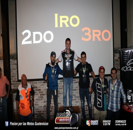 PREMIACIÓN SEGUNDA FECHA  CAMPEONATO DE ENDURO TECPÁN